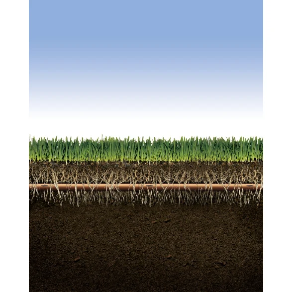 Rain Bird - XFS0618500 - XFS Sub-Surface Dripline Rame puro Shield Technology - 0.6 GPH, 18" Spacing, 500 ft. Coil