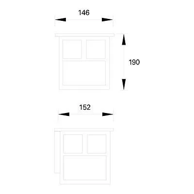 Forlight lampada da parete Osaka PX-0028-OXI