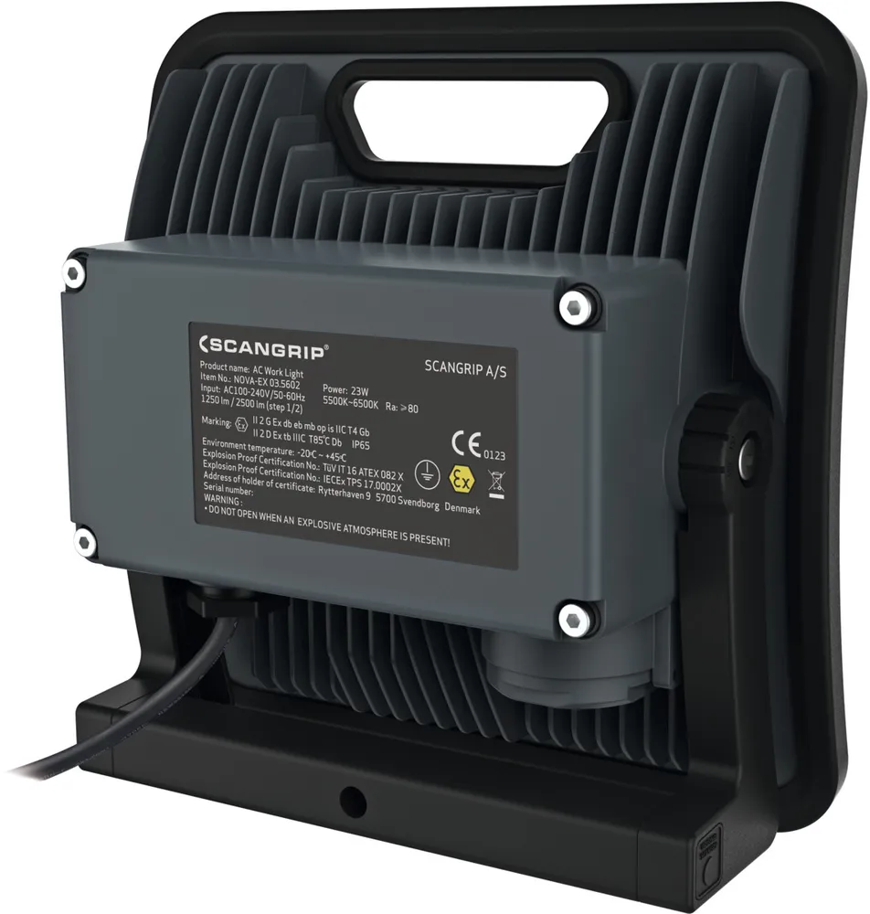 SCANGRIP Lampada da lavoro LED ATEX, Modello: NOVAEX