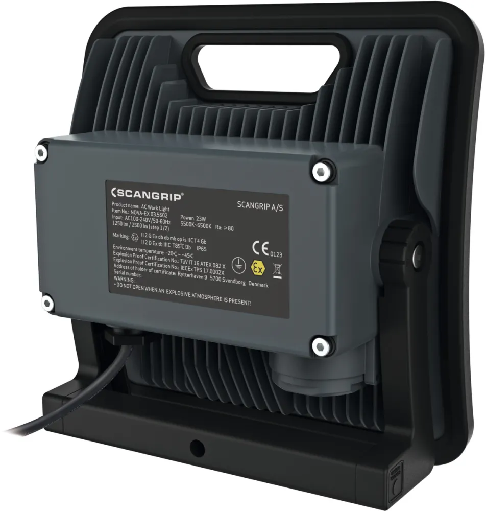 SCANGRIP Lampada da lavoro LED ATEX, Modello: NOVAEX