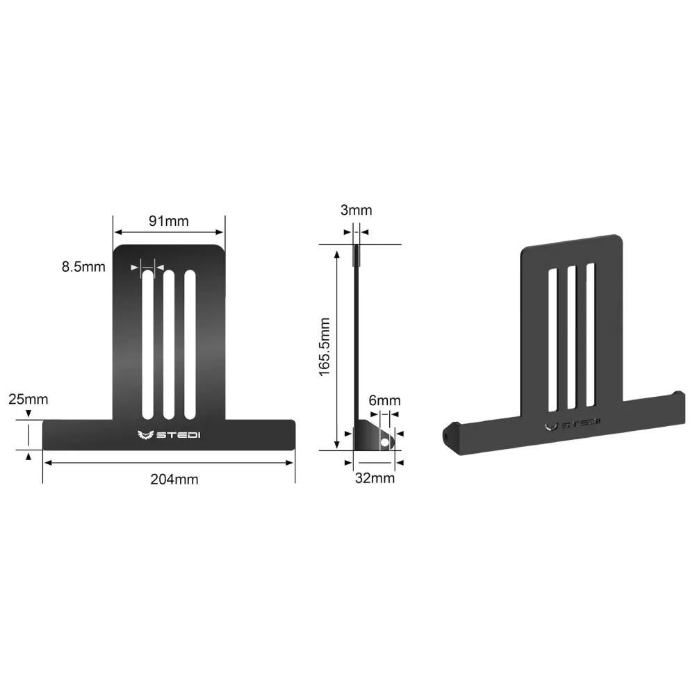 STEDI Roof Rack Light Bracket (Pair) Minimale 7.8 Inch