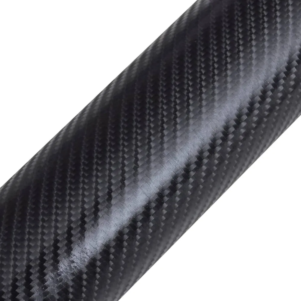 Pellicola per Auto 4D Nera 100x150 cm per Protezione da Sassi