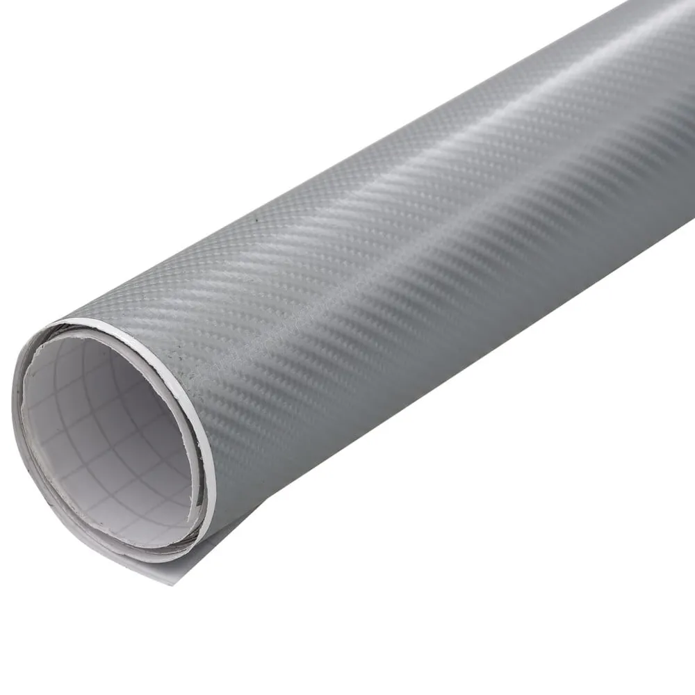 Premium Racing Pellicola per Auto 4D Argento 100x150 cm