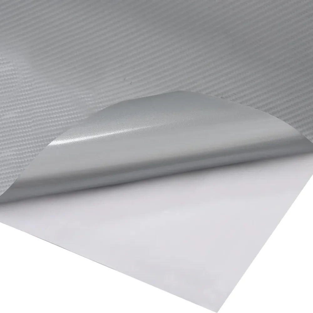 Premium Racing Pellicola per Auto 4D Argento 100x150 cm