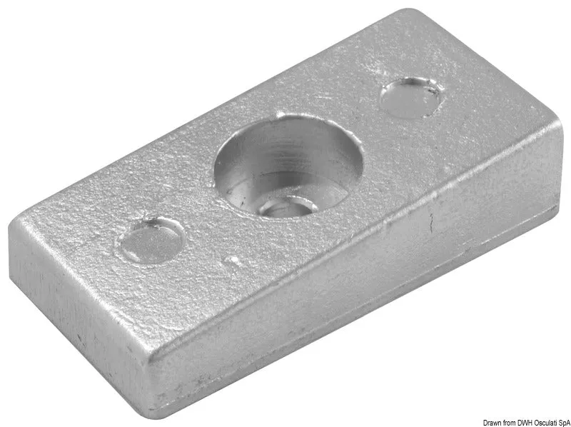 Anodo piastrina 75/225 mm 36x72