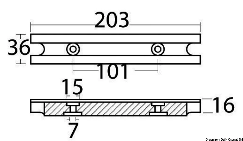 Anodo zinco barra Yamaha
