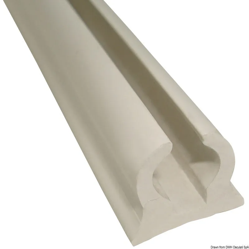 Canalina PVC bianco per tendalini 4 m
