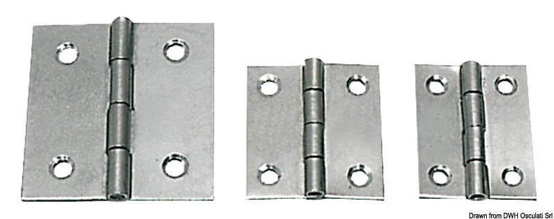 Cerniera inox mm 25x30