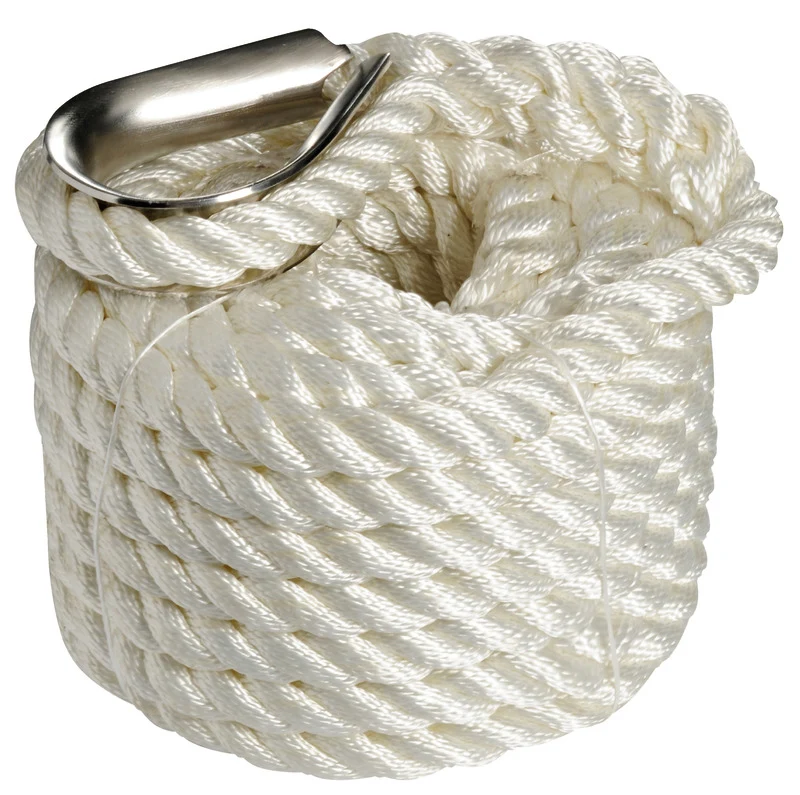 Cima ormeggio bianca 16mm x 8m