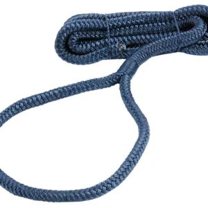 Cima per parabordi impiombata 1,5 m nera Ø 6 mm
