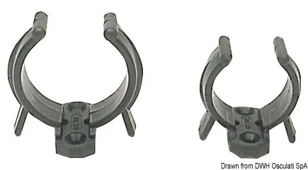Clip nera nylon 27/35 mm