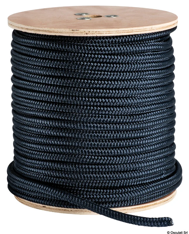 Doppia treccia blu mm 16
