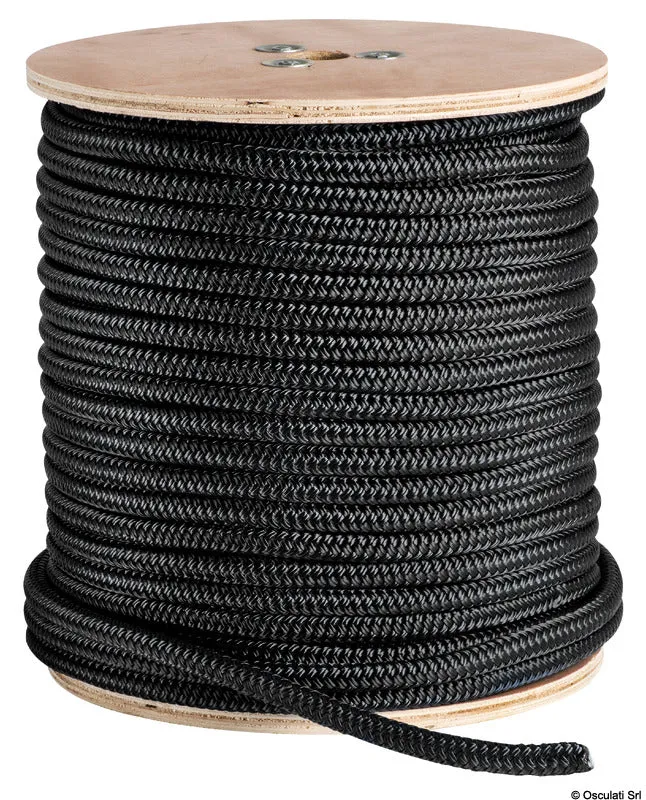Doppia treccia nera mm 20