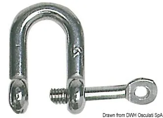 Grillo inox U asse imperdibile 8 mm