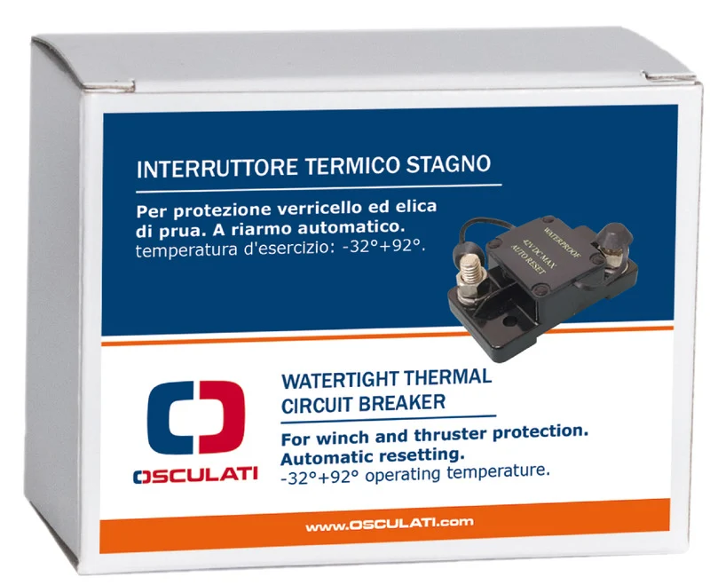 Interruttore termico stagno con riarmo aut. 120