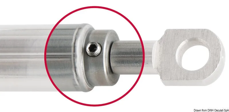 Molla gas 972 mm 160 kg inox