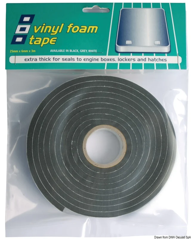 Nastro adesivo PVC oblò 6 x 25 mm