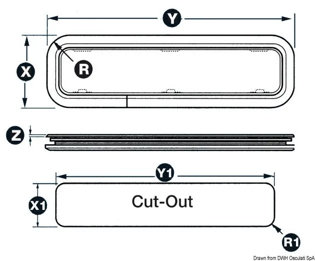 Oblò Lewmar Standard 3
