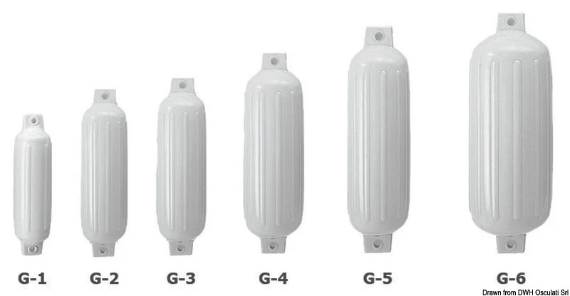 Parabordo Polyform G5 bianco