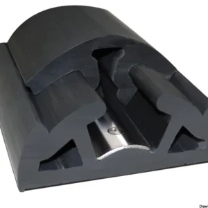 Profilo parabordo Bino nero 65 mm - 12 mt