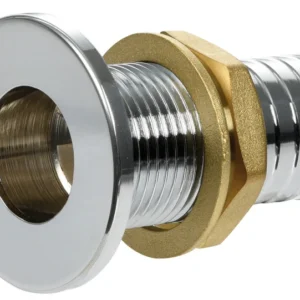 Scarico filo ottone cromato 1 1/2 x 45 mm