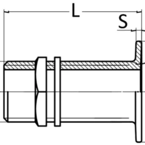 Scarico mare filo 3/8