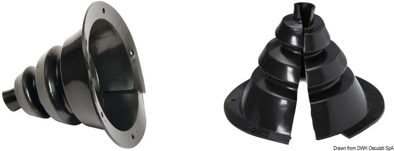 Soffietto passacavo apribile Ø esterno 107 mm