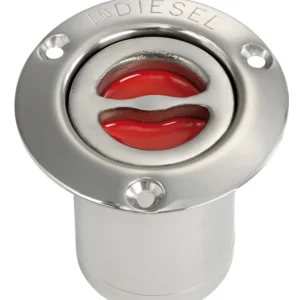 Tappo inox imbarco Diesel 80 mm