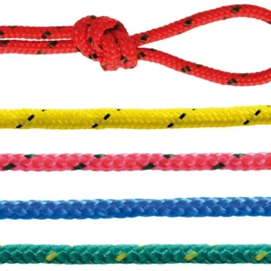 Treccia fluorescente mm 2 gialla