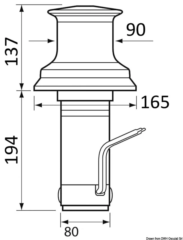 Verricello Lewmar Capstan C3 - 12 V