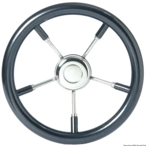 Volante mm 350 cubicato carbonio