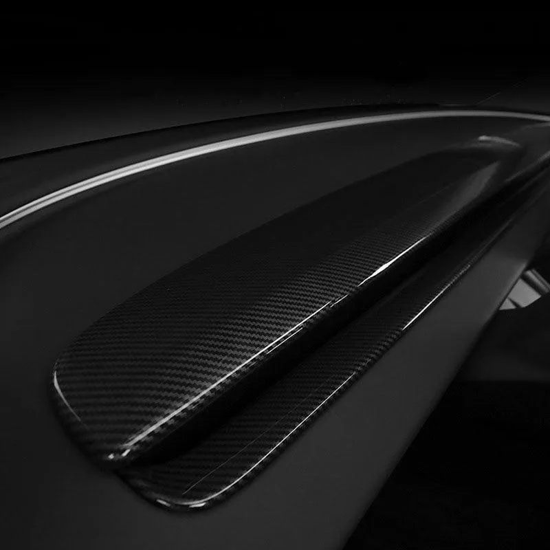 2024+ Tesla Model 3 Highland Copertura del cruscotto (ABS con motivo fibra di carbonio)