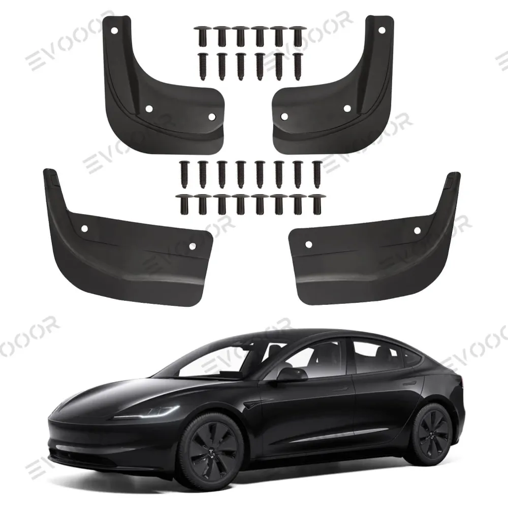 2024+ Tesla Model 3 Highland Kit parafanghi anteriori e posteriori, parafanghi senza foratura (4 pezzi)