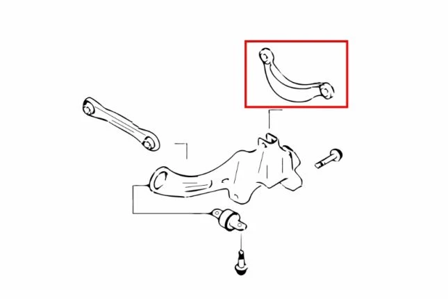 6457 HARDRACE bracci camber posteriori regolabili Ford/Mazda
