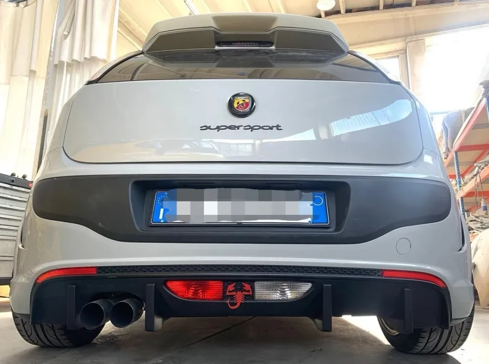 Abarth GPA EVO Punto Alerón Spoiler Visera Prolunga chd Abarth MAD Perfomance