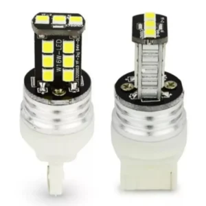 COPPIA LAMPADE LED T20 7440 W21W AUTO DIURNE RETROMARCIA PARCHEGGIO CANBUS 6000K NO ERROR Ac Accessori Auto