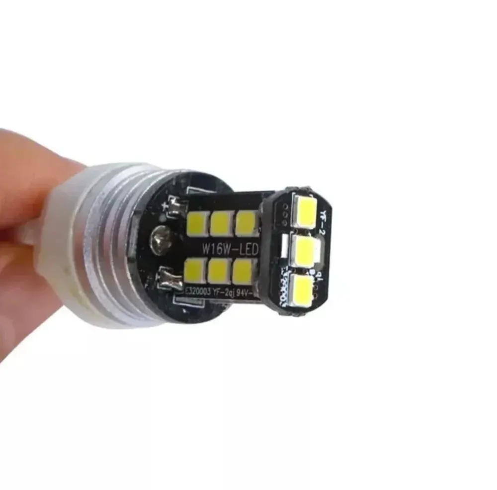 COPPIA LAMPADE LED T20 7440 W21W AUTO DIURNE RETROMARCIA PARCHEGGIO CANBUS 6000K NO ERROR Ac Accessori Auto