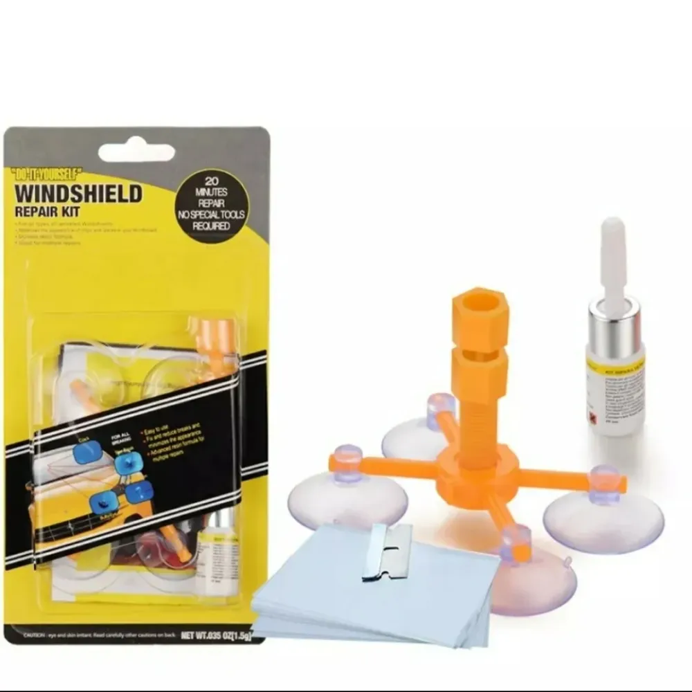 Kit Ripara Vetri Parabrezza Fai Da Te Auto Con Resina Ac Accessori Auto