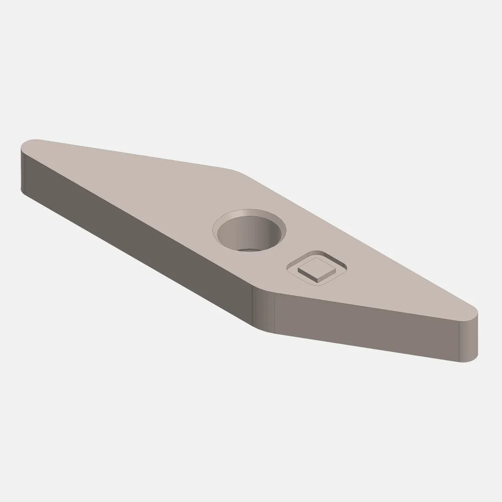 Accessori per portapacchi ExRoof Ancoraggio con dado T solo nel profilo esterno inferiore 4 pezzi un set M8 acciaio