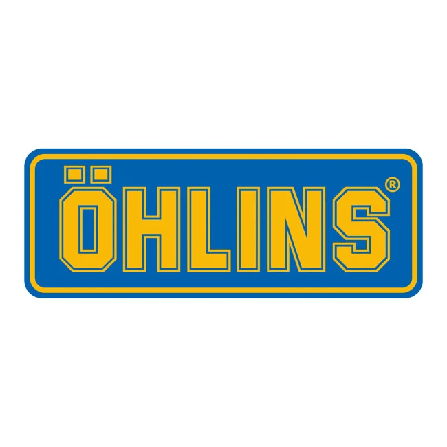 Adesivo Öhlins Giallo / Blu