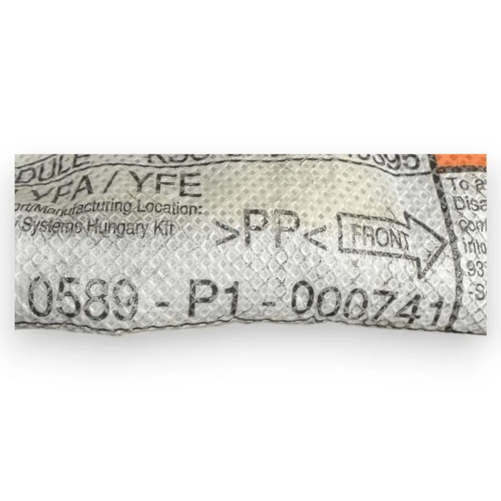 Airbag tendina laterale sinistro (sx) Suzuki Vitara cod.0589-P1-000741 (2015-)