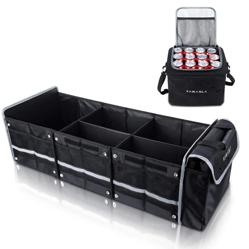Ampio organizer per bagagliaio impermeabile per Tesla Models S, X, 3, Y e Cybertruck