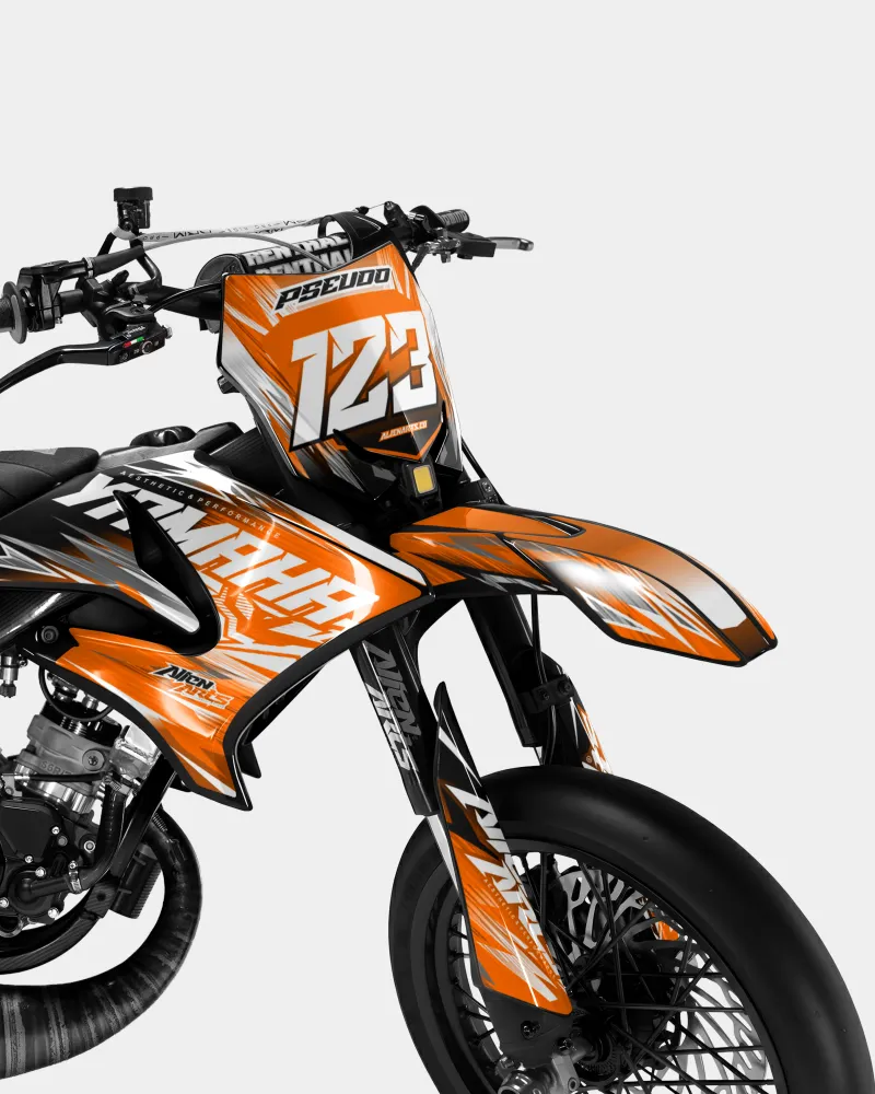 AUROPE - Kit decorativo YAMAHA DT 50cc - Arancione
