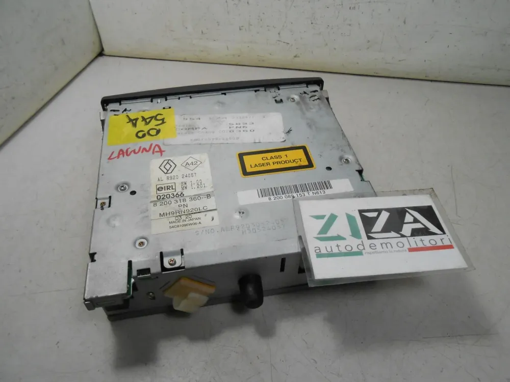 Autoradio Lettore CD Renault Laguna 2005 8200318360B 8200089153T CODICE OK