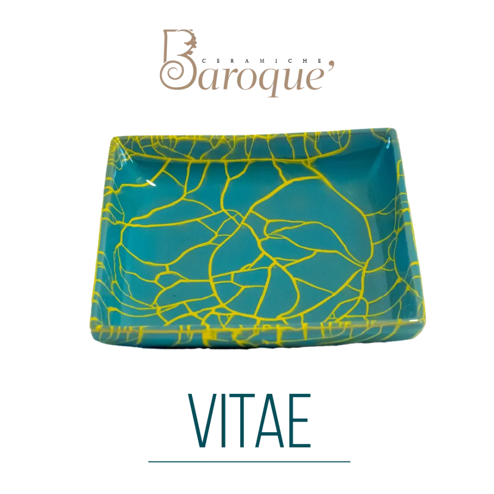 Piatto Quadrato Vitae Baroquè