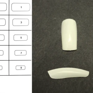 100 Tips Box Unghia Quadra colore: Avorio - con scalino Beauty Space Nails