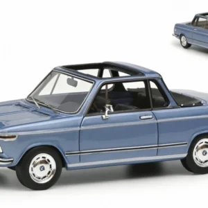 BMW 2002 CABRIO BLUE 1:43