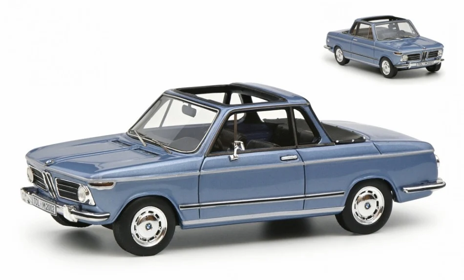 BMW 2002 CABRIO BLUE 1:43