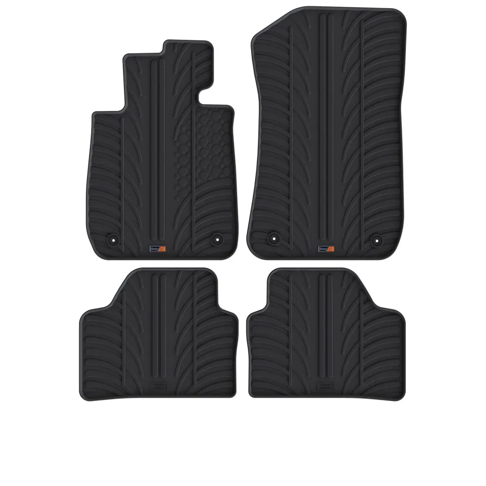 BMW x1 tappetini per auto gomma (2009-2012)