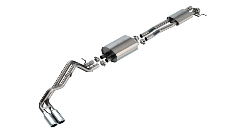Borla 24-25 Ford Ranger XLT Side Exit S-type Exhaust w/ Chrome Tips